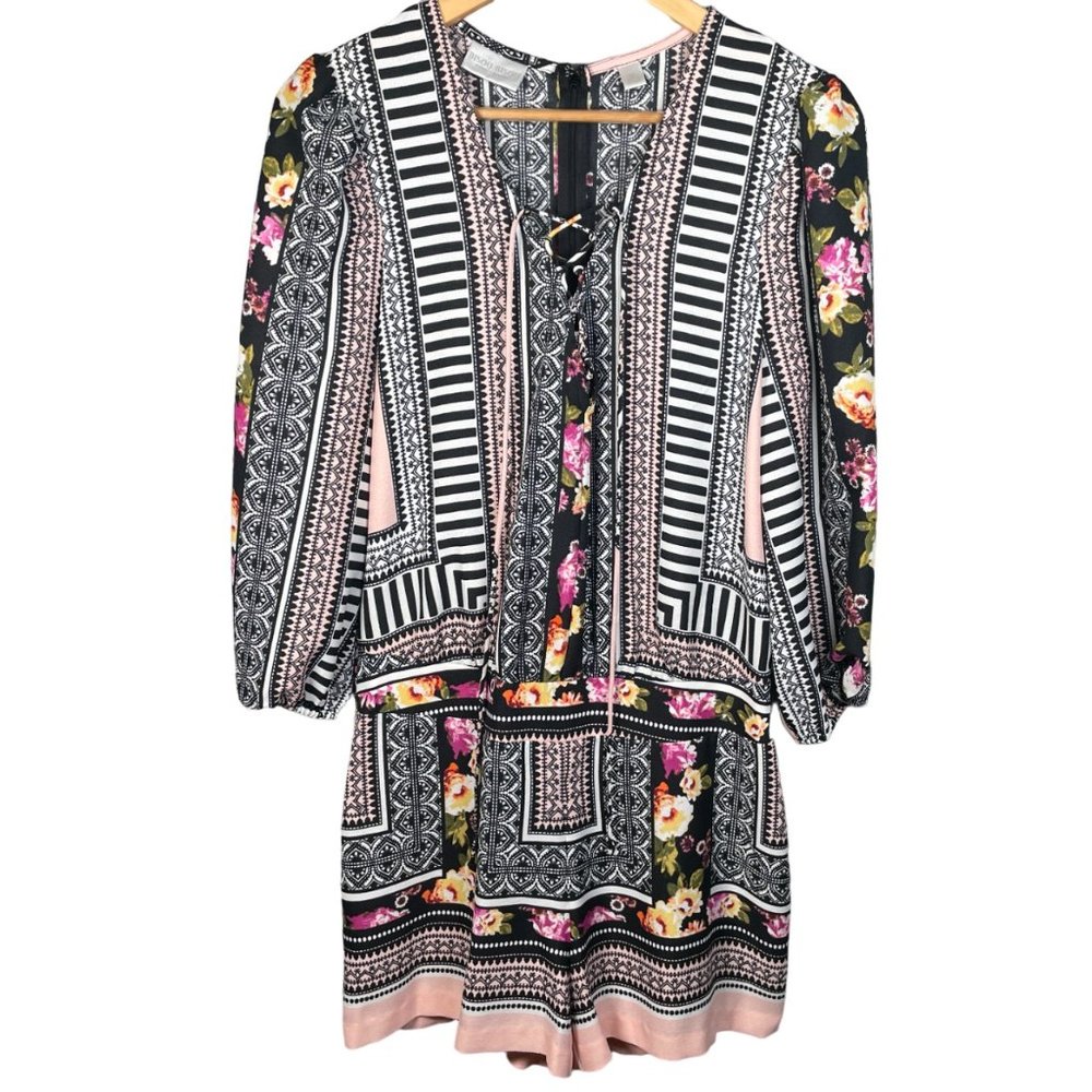 NWOT Bisou Bisou Michele Bohbot 100% Polyester Formal Romper Size M - Picture 1 of 9